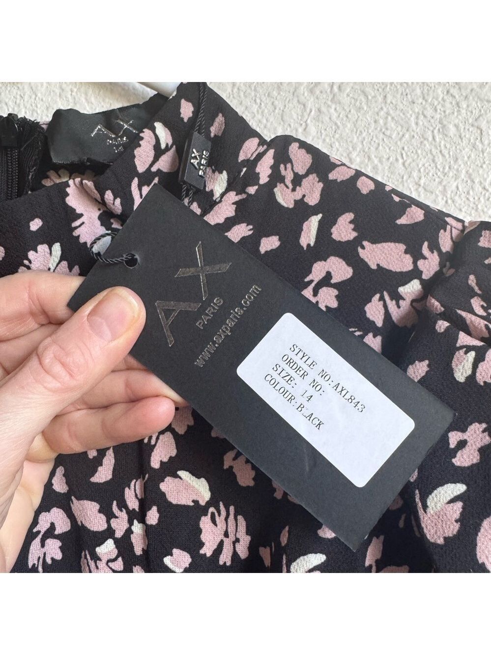 *NWT* AX PARIS Puff Sleeve Midi Dress - Picture 8 of 14